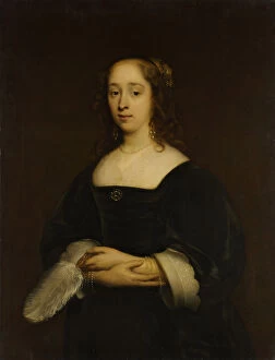Cornelius Jonson Van Gallery: Portrait of a Woman, 1648. Creator: Cornelis Janssens van Ceulen