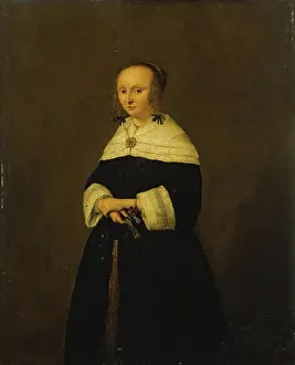 Ostade Adriaen Van Prints: Portrait of a Woman, 1651. Creator: Adriaen van Ostade