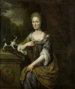Copper Metal Prints: Portrait of a Woman, 1691. Creator: Jan Verkolje