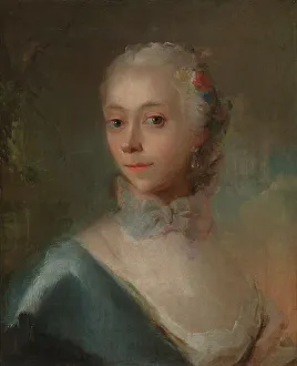 Pilo Cg Prints: Portrait of a woman, 1726-1793. Creator: Carl Gustaf Pilo