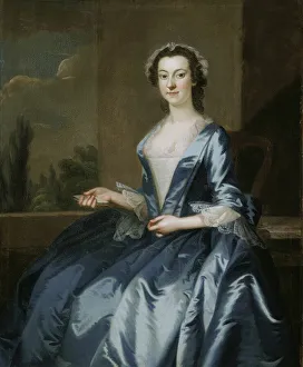 Portrait of a woman, 1749 / 52. Creator: John Wollaston
