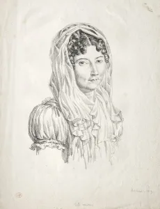 Portrait of a Woman, 1819. Creator: Moisbach (German)