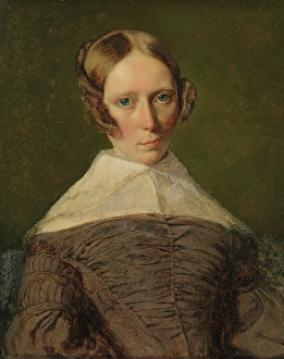 Kobke Christen Prints: Portrait of a Woman, 1839. Creator: Unknown