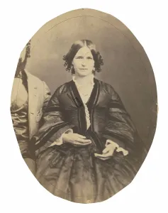 Willard Prints: Portrait of a woman, 1850s. Creator: Oliver H. Willard