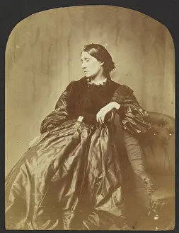 Oscar Gustave Rejlander Prints: Portrait of a Woman, about 1865. Creator: Oscar Gustav Rejlander