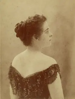 Strapless Prints: Portrait of a woman, about 1880. Creator: Roseti