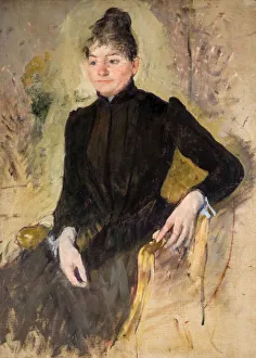 Mary Stevenson Cassatt Prints: Portrait of a Woman, 1881-83. Creator: Mary Cassatt