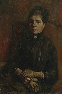 Van Gogh Museum Prints: Portrait of a Woman, 1886. Creator: Gogh, Vincent, van (1853-1890)