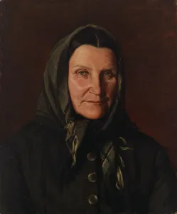 Liljelund Arvid Prints: Portrait of a Woman, 1891. Creator: Arvid Liljelund