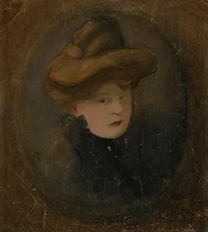 Suspicion Prints: Portrait of a Woman, 1900. Creator: Alexander Kubinyi