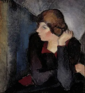 Caven Alvar Prints: Portrait of a Woman, 1915. Creator: Alvar Cawén