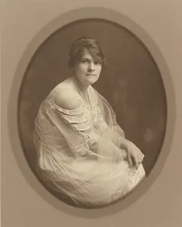 William H Prints: Portrait of a Woman, 1915. Creator: William H Ernsberger