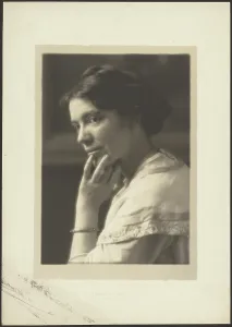 Portrait of a Woman with Bangle, 1907-1943. Creator: Louis Fleckenstein