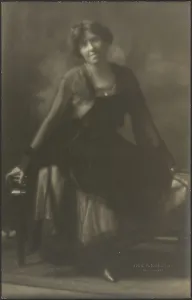 Pictorialism Prints: Portrait of a Woman on Bench, 1907-1924. Creator: Louis Fleckenstein