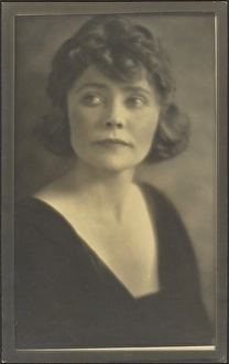 Pictorialism Prints: Portrait of a Woman in Black Dress, 1907-1943. Creator: Louis Fleckenstein