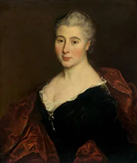 Decollete Gallery: Portrait of a Woman, c. 1711. Creator: Unknown