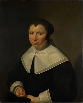 Kerchief Prints: Portrait of a Woman, c.1650. Creator: Jan van Bijlert