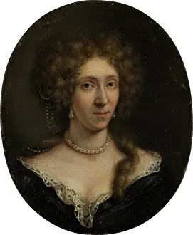 Neckline Prints: Portrait of a Woman, c1675-1680. Creator: Ary de Vois