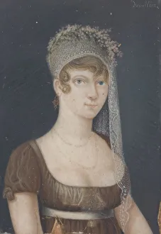 Fringe Prints: Portrait of a Woman, c17th century. Creator: Anon