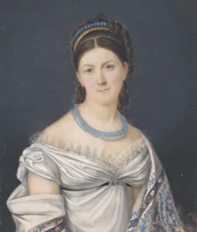 Off The Shoulder Prints: Portrait of a Woman, c17th century. Creator: Anon
