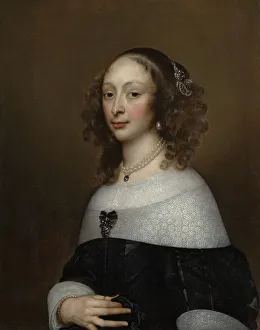 Earring Prints: Portrait of a Woman, ca. 1653. Creator: Adriaen Hanneman