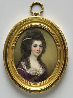 Portrait of a Woman, called Mrs. Close, 1786. Creator: Horace Hone (British, 1756-1825)