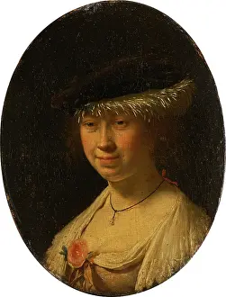Portrait of a Woman with a Cap, 1658. Creator: Frans van Mieris I