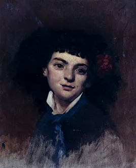 Andre Gosset De Guines Prints: Portrait of a woman. Creator: Andre Gill