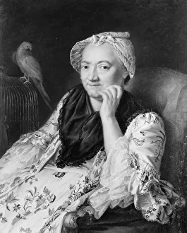 Chintz Prints: Portrait of a Woman. Creator: Johann Nikolaus Grooth