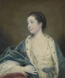 Sir Joshua Collection: Portrait of a Woman. Creator: Sir Joshua Reynolds