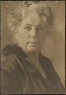 Pictorialism Prints: Portrait of a Woman with Fur Collar, 1907-1943. Creator: Louis Fleckenstein