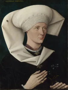 Rich Prints: Portrait of a Woman of the Hofer Family, ca 1470. Artist: Swabian master (active ca. 1500)