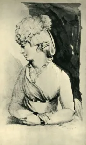 Heinrich Fussli Gallery: Portrait of a woman, late 18th-early 19th century, (1943). Creator: Henry Fuseli