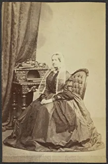 Poise Prints: Portrait of a Woman, late 19th century. Creator: Unknown