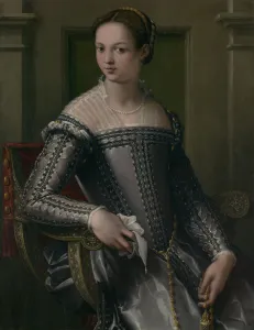 Portrait of a Woman, mid-16th century. Creator: Jacopo Zucchi Portrait of a Woman, mid-16th century. Creator: Jacopo Zucchi