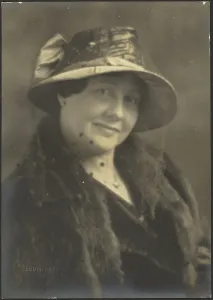 Pictorialism Prints: Portrait of a Woman with Polka Dot Veil, 1907-1924. Creator: Louis Fleckenstein