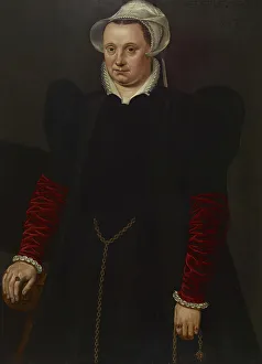 Portrait of a Woman with a Pomander, 1563. Creator: Unknown