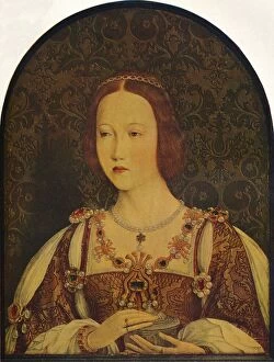 Crown Jewels Gallery: Portrait of a woman, possibly Isabella I of Castile, late 15th-early 16th century, (1930)