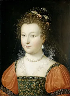 Queen Bess Prints: Portrait of a Woman (previously identified as Queen Elizabeth I)