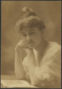 Pictorialism Prints: Portrait of a Woman Seated with Magazine, 1907-1943. Creator: Louis Fleckenstein