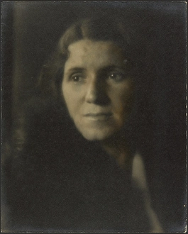 Distracted Prints: Portrait of a Woman in Shadow, 1924-1943. Creator: Louis Fleckenstein