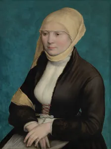 Holbein Hans Prints: Portrait of a Woman from Southern Germany. Creator: Hans Holbein the Younger