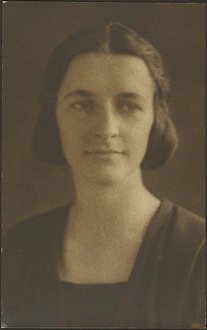 Pictorialism Prints: Portrait of a Woman with Striped Jacket, 1907-1943. Creator: Louis Fleckenstein