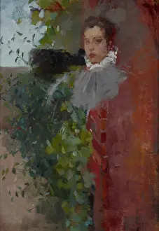 1885 Prints: Portrait of a Woman-two-sided painting, c1885. Creator: Olga Boznanska