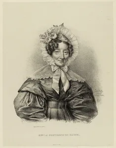 Boilly Prints: Portrait of the writer and composer Alexandrine Sophie de Bawr (1773-1860)