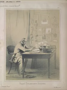 Timm Prints: Portrait of the writer Faddei Bulgarin (1789-1859)