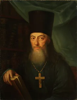 Images Dated 14th June 2013: Portrait of the writer Ioann Ioannovich Krasovsky (1746-1811), 1819
