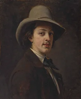 Portrait of the writer Paul Heyse (1830-1914), 1849