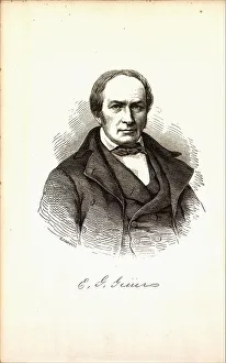 Hansen Prints: Portrait of the writer, poet and composer Erik Gustaf Geijer (1783-1847)