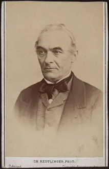 Merimee Prints: Portrait of the writer Prosper Merimee (1803-1870)